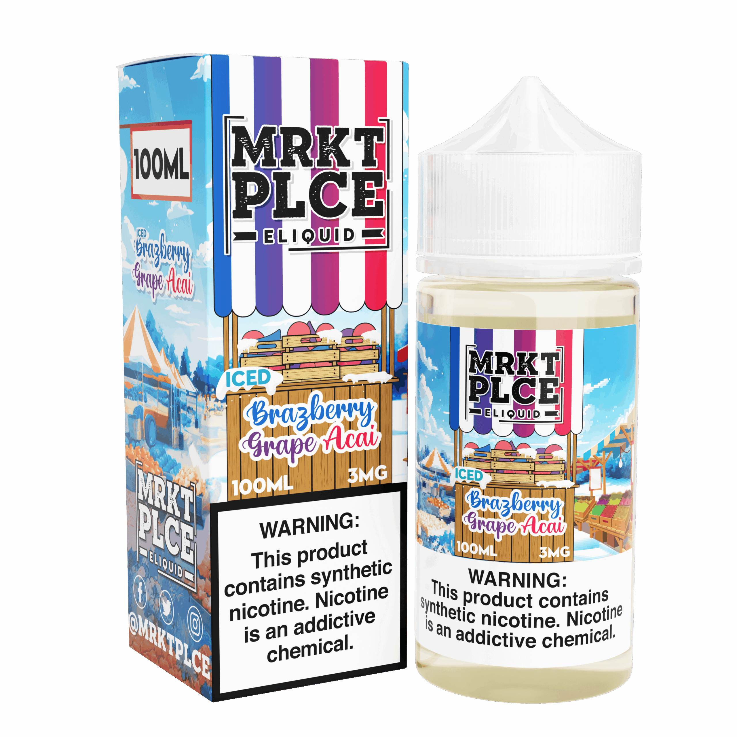 MRKT PLCE Series E-Liquid 100mL - Freebase - Image 26
