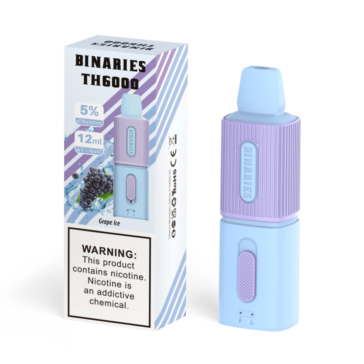 HorizonTech Binaries Cabin Disposable 6000 Puffs 12mL 50mg - MOQ 10 - Image 6