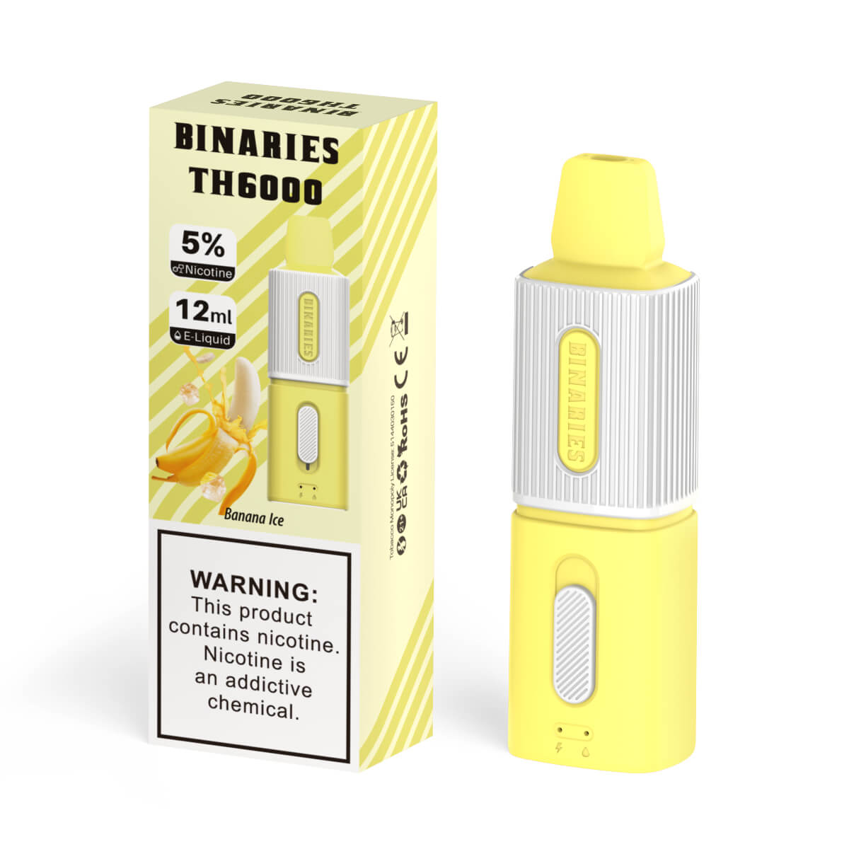 HorizonTech Binaries Cabin Disposable 6000 Puffs 12mL 50mg - MOQ 10 - Image 3