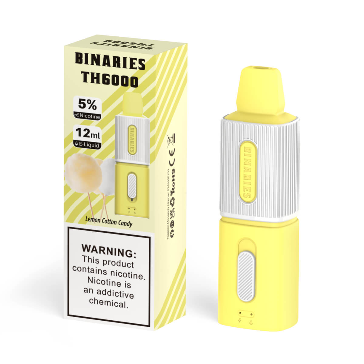 HorizonTech Binaries Cabin Disposable 6000 Puffs 12mL 50mg - MOQ 10 - Image 22