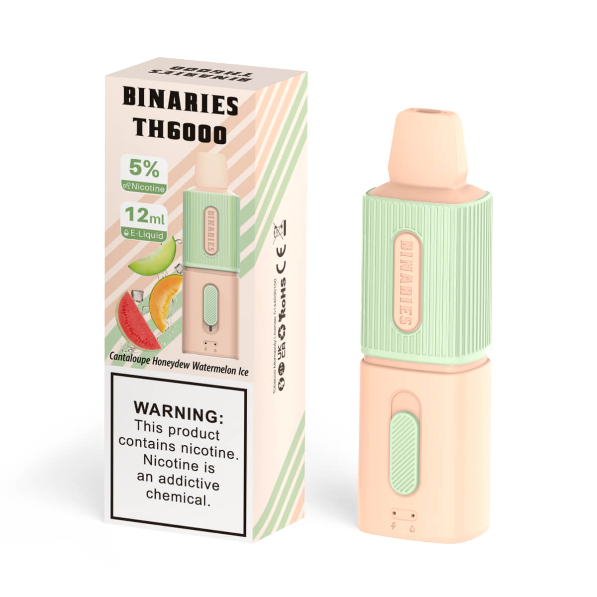 HorizonTech Binaries Cabin Disposable 6000 Puffs 12mL 50mg - MOQ 10 - Image 16