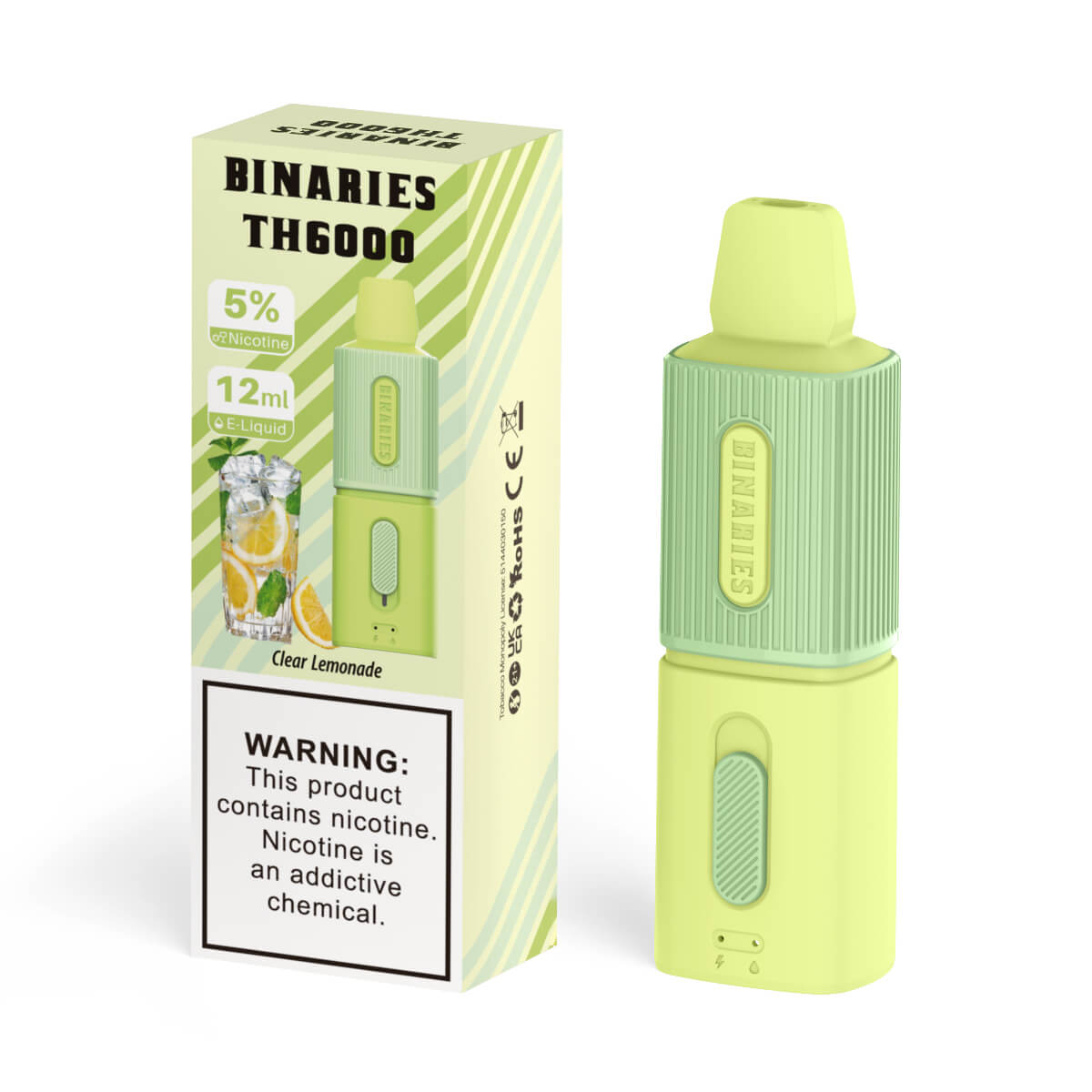 HorizonTech Binaries Cabin Disposable 6000 Puffs 12mL 50mg - MOQ 10 - Image 17