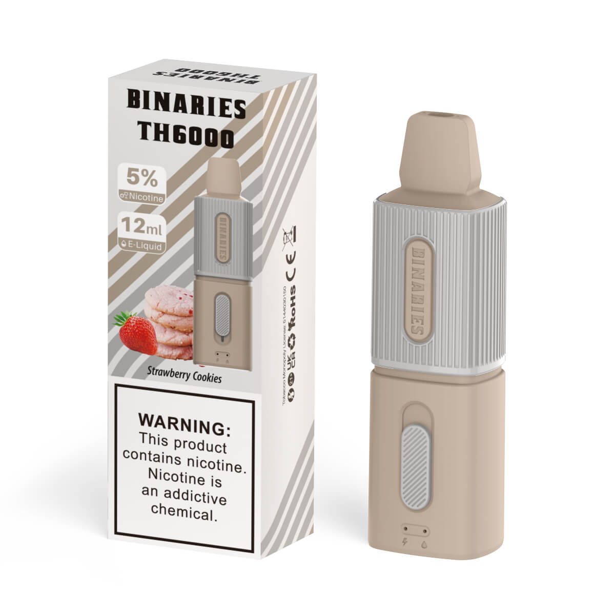 HorizonTech Binaries Cabin Disposable 6000 Puffs 12mL 50mg - MOQ 10 - Image 28