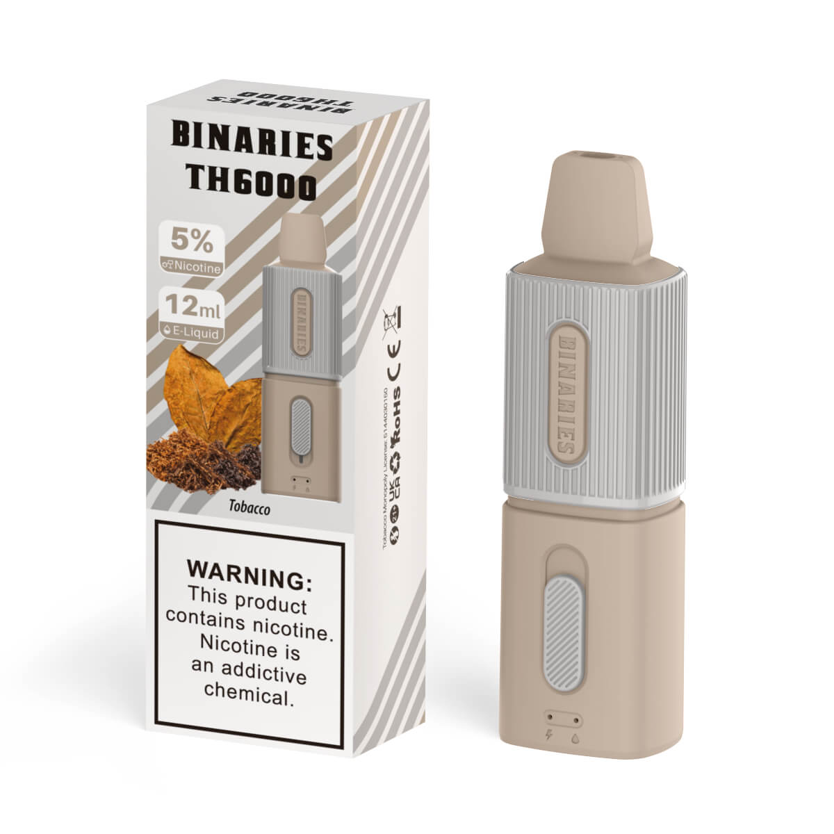 HorizonTech Binaries Cabin Disposable 6000 Puffs 12mL 50mg - MOQ 10 - Image 11
