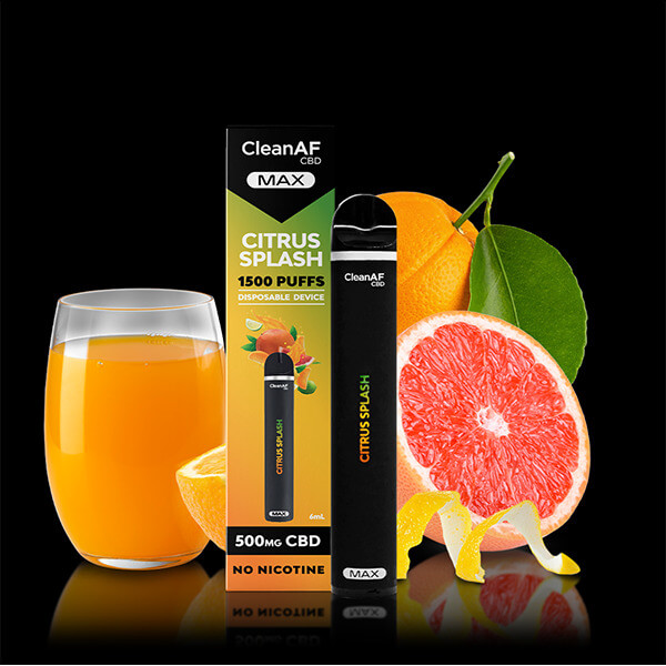 CleanAF CBD Max 6mL 1500 Puff Disposable - 500mg - Image 8