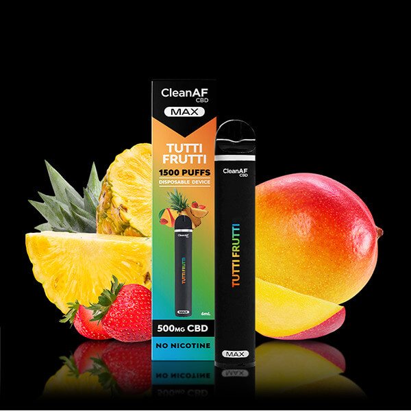 CleanAF CBD Max 6mL 1500 Puff Disposable - 500mg - Image 12