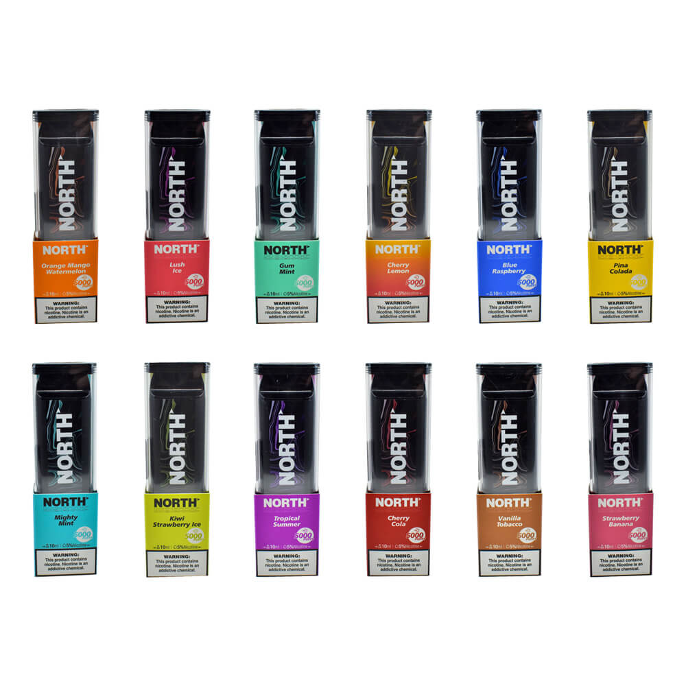 North Disposable 5000 Puffs 10mL 50mg - MOQ 10 - Image 12