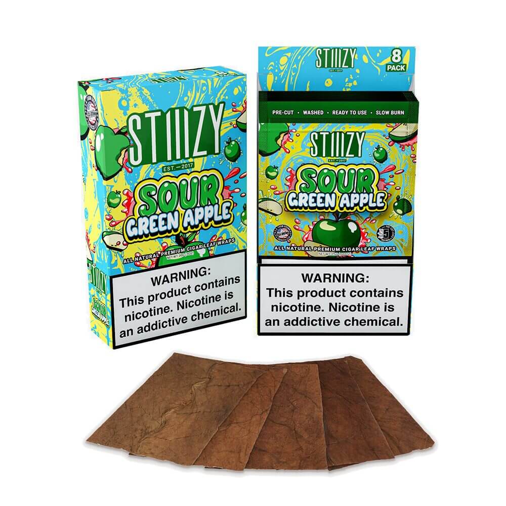 STIIIZY Premium Wraps 5-Pack - 8ct Counter Display - Image 5