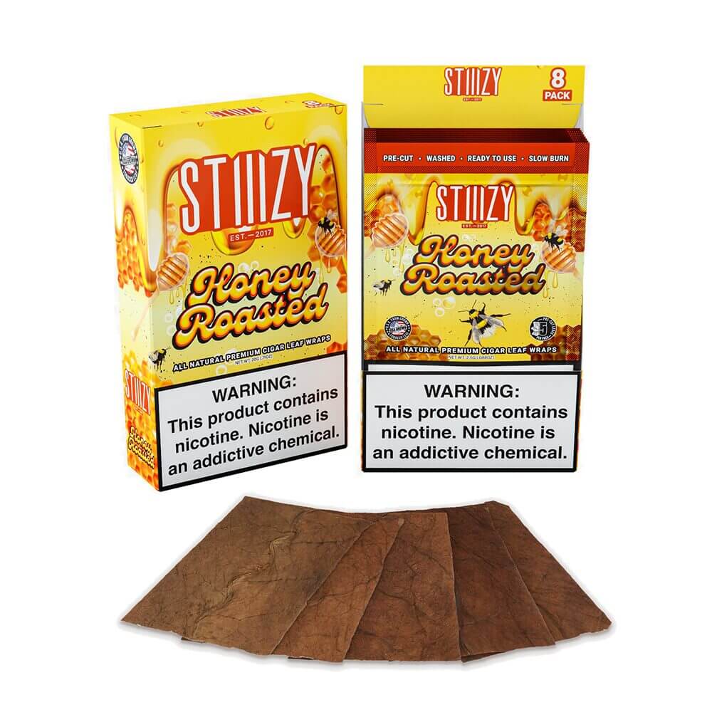 STIIIZY Premium Wraps 5-Pack - 8ct Counter Display - Image 7