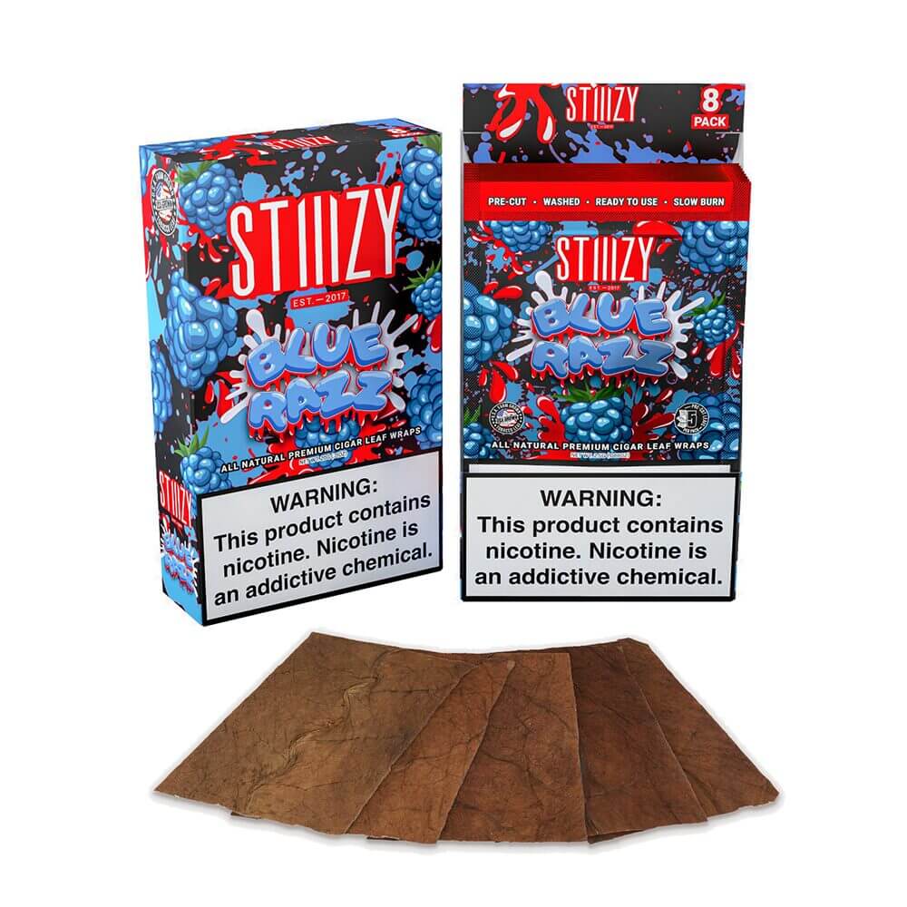 STIIIZY Premium Wraps 5-Pack - 8ct Counter Display - Image 8