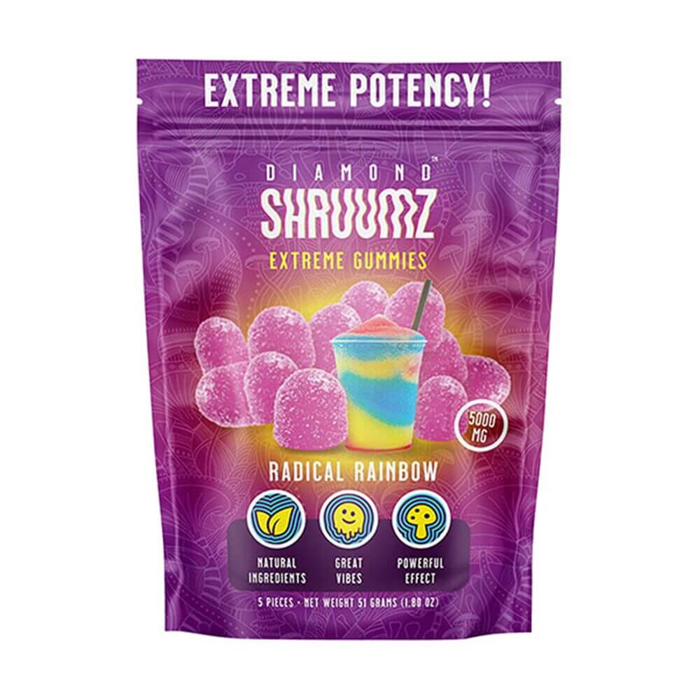Diamond Shruumz Extreme Gummies - 5000mg 5ct Pouch - Image 4