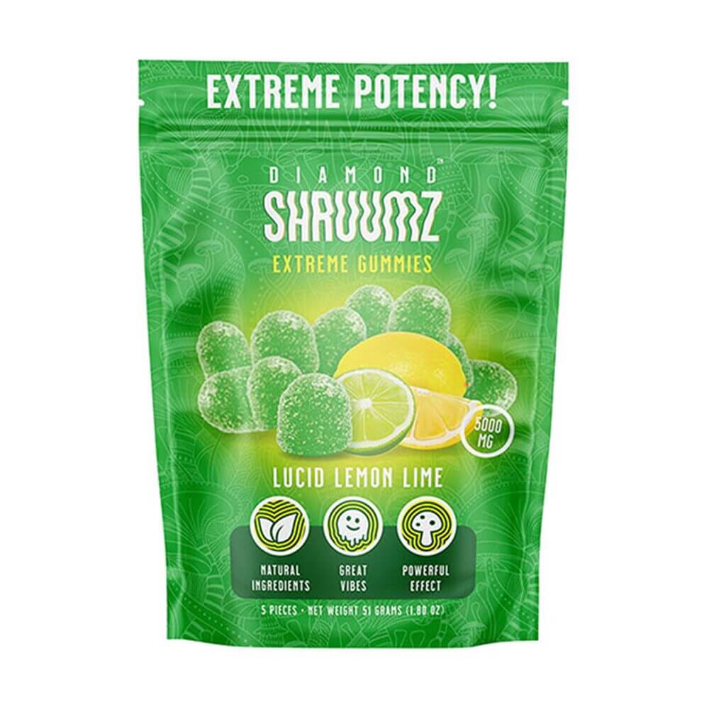 Diamond Shruumz Extreme Gummies - 5000mg 5ct Pouch - Image 5