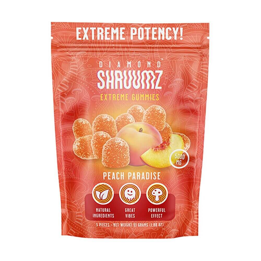 Diamond Shruumz Extreme Gummies - 5000mg 5ct Pouch - Image 6