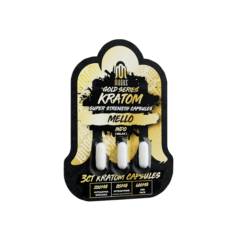 Modus Kratom Gold Super Strength Capsules - Image 4