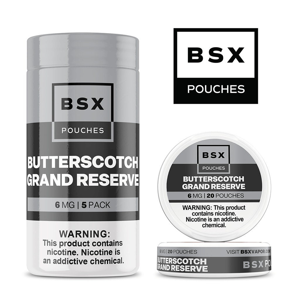 BSX Vapor Nicotine Pouches - 20ct Can- 5-Can Pack - Image 8