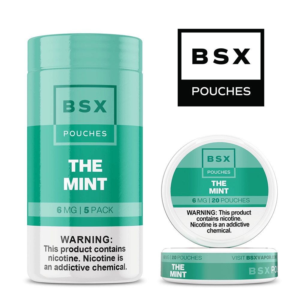 BSX Vapor Nicotine Pouches - 20ct Can- 5-Can Pack - Image 19