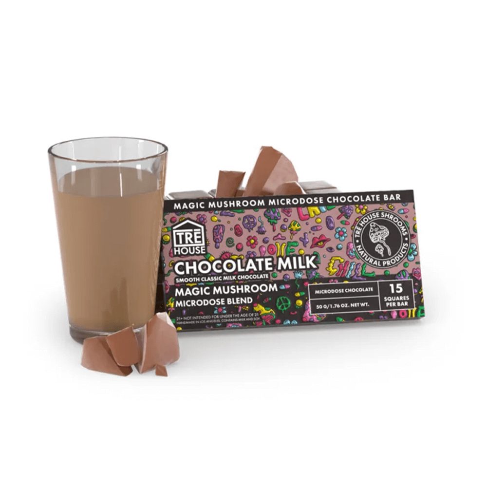 Tre House Magic Mushroom Chocolate Bar - 337.5mg Bar - Image 3