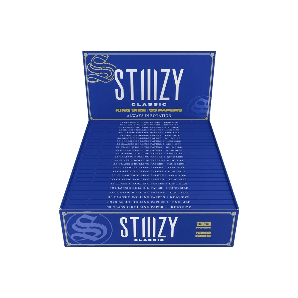 STIIIZY Premium Rolling Papers KING SIZE 33-Sheet Booklet - 24pc Display - Image 3