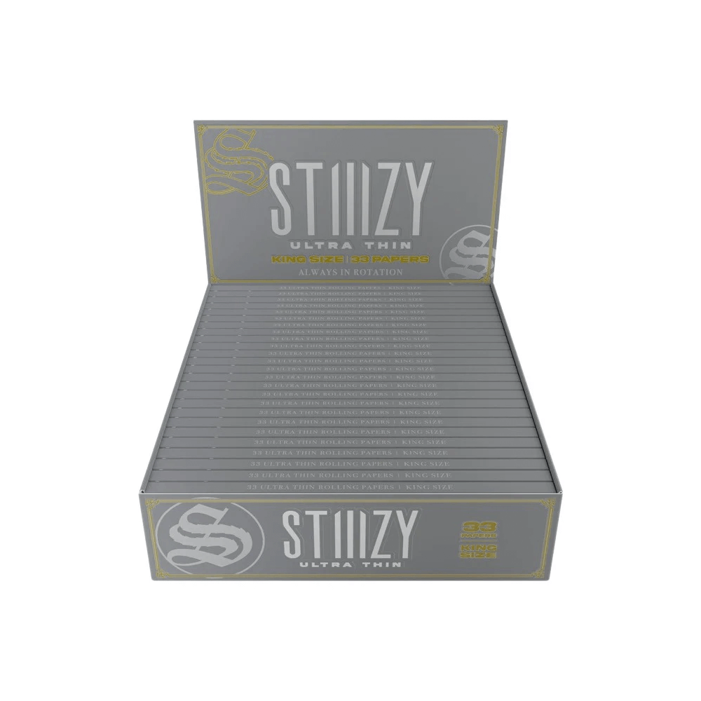 STIIIZY Premium Rolling Papers KING SIZE 33-Sheet Booklet - 24pc Display - Image 5