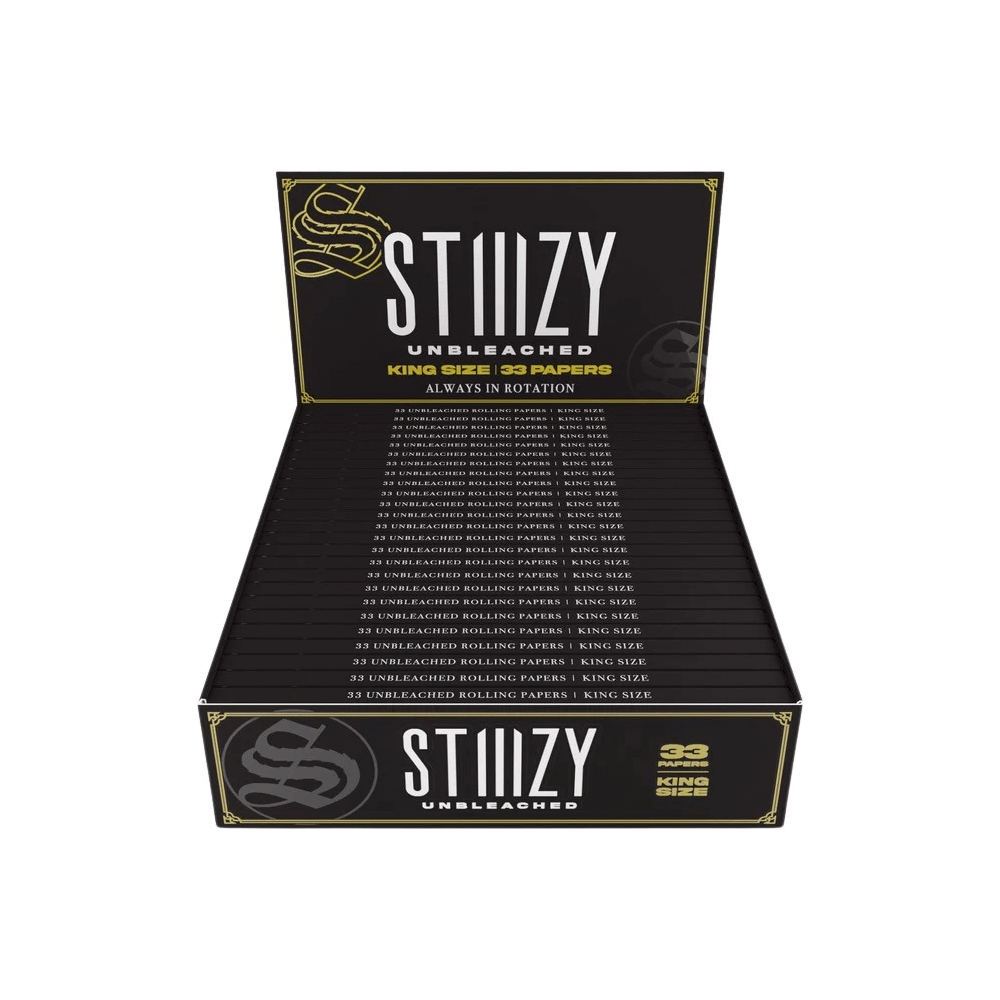 STIIIZY Premium Rolling Papers KING SIZE 33-Sheet Booklet - 24pc Display - Image 6