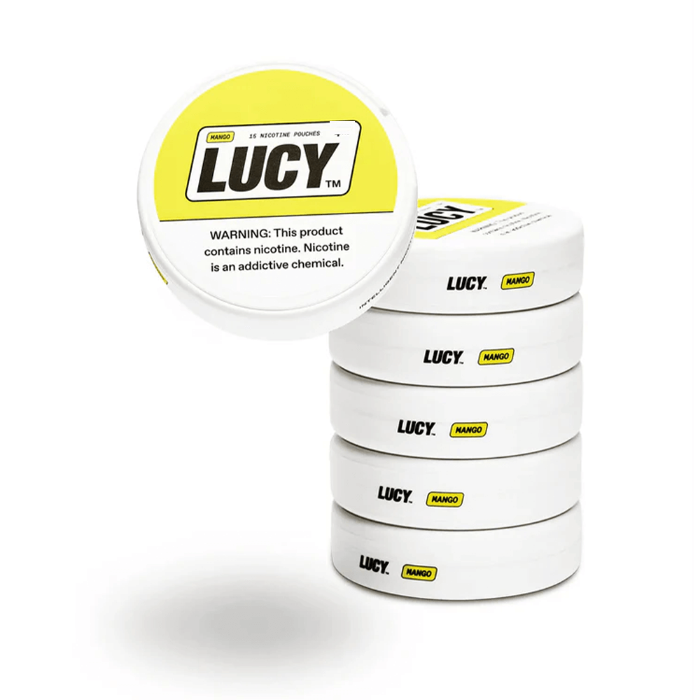 Lucy Nicotine Pouches - 15ct Can- 5-Can Pack - Image 5