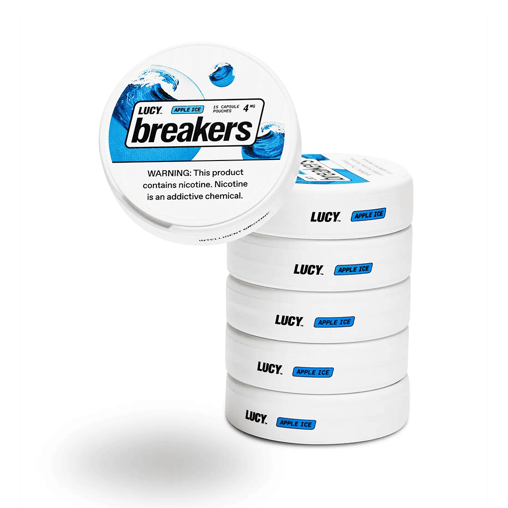 Lucy Breakers Nicotine Capsule Pouches - 15ct Can- 5-Can Pack - Image 3