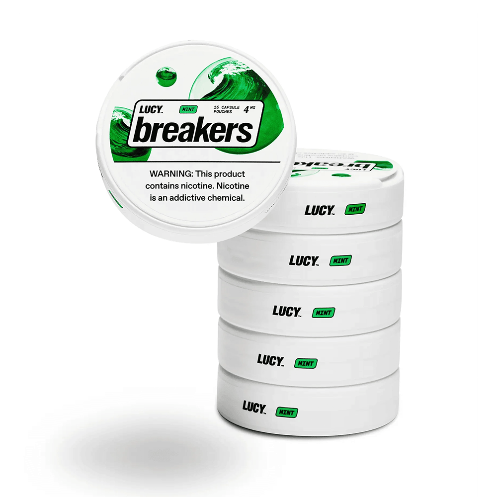 Lucy Breakers Nicotine Capsule Pouches - 15ct Can- 5-Can Pack - Image 6