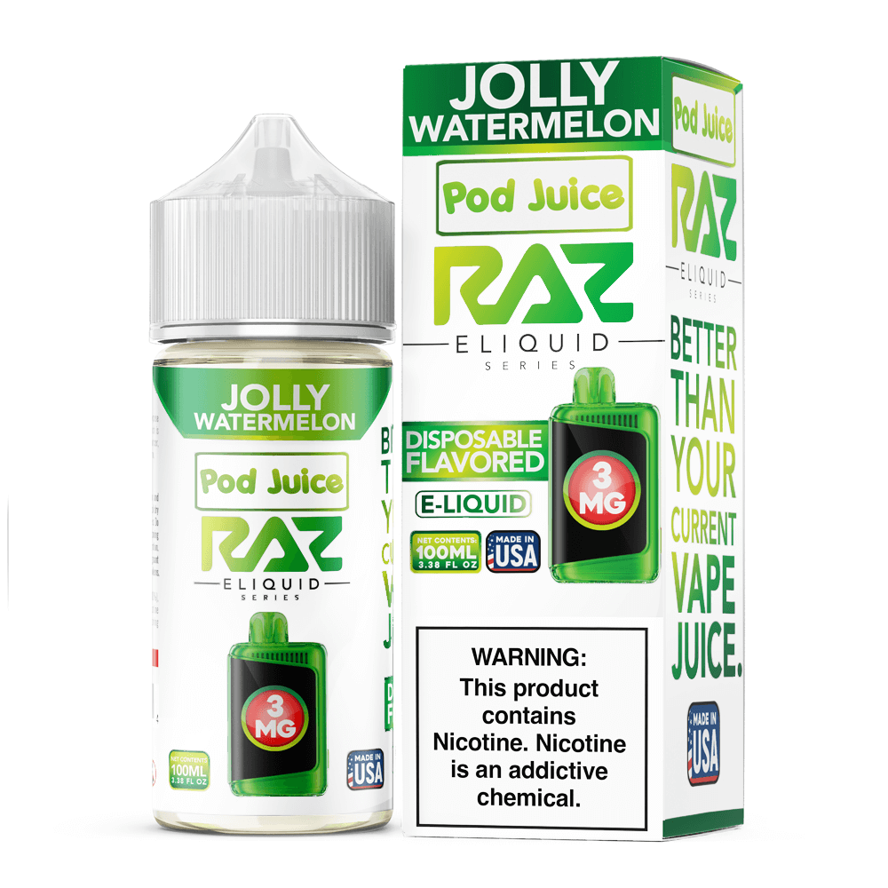 Pod Juice plus RAZ Disposables Collab E-Liquid 100mL - Freebase - MOQ 5 - Image 10