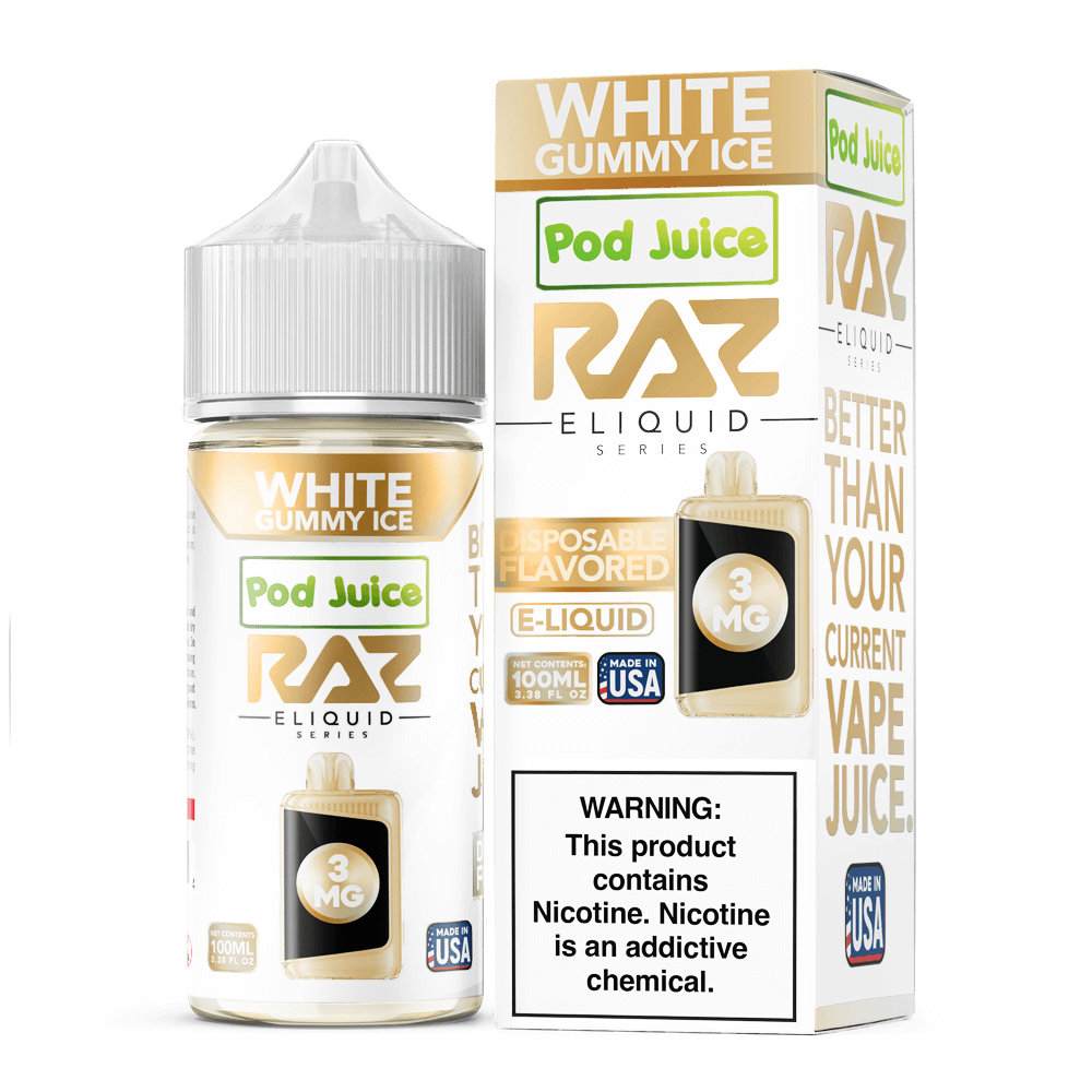 Pod Juice plus RAZ Disposables Collab E-Liquid 100mL - Freebase - MOQ 5 - Image 30