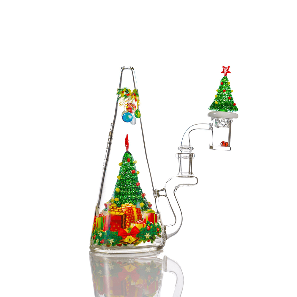 MKGlass TX95 Toxic 8 in Christmas Tree Cone Rig - Image 3