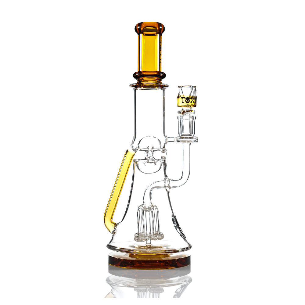 MKGlass - Water Pipe TX40 Toxic Squid Perc Recycler Beaker - Image 3