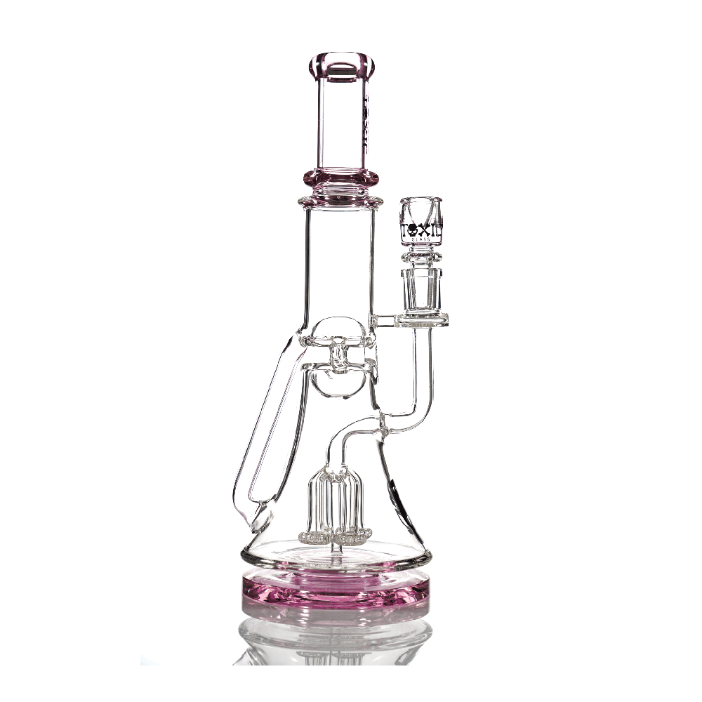 MKGlass - Water Pipe TX40 Toxic Squid Perc Recycler Beaker - Image 2