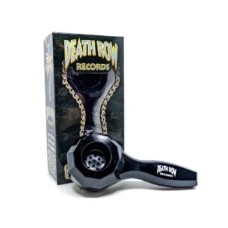 Death Row Records (Hand Pipe) DRHP0016 4.4" Metal 2pc Easy Cleanin