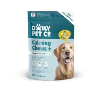 Daily Pet Co (CBD)(Dog Treats)(600mg + 300mg 60ct Pouch) Calming Pet Chews CBD + CDN