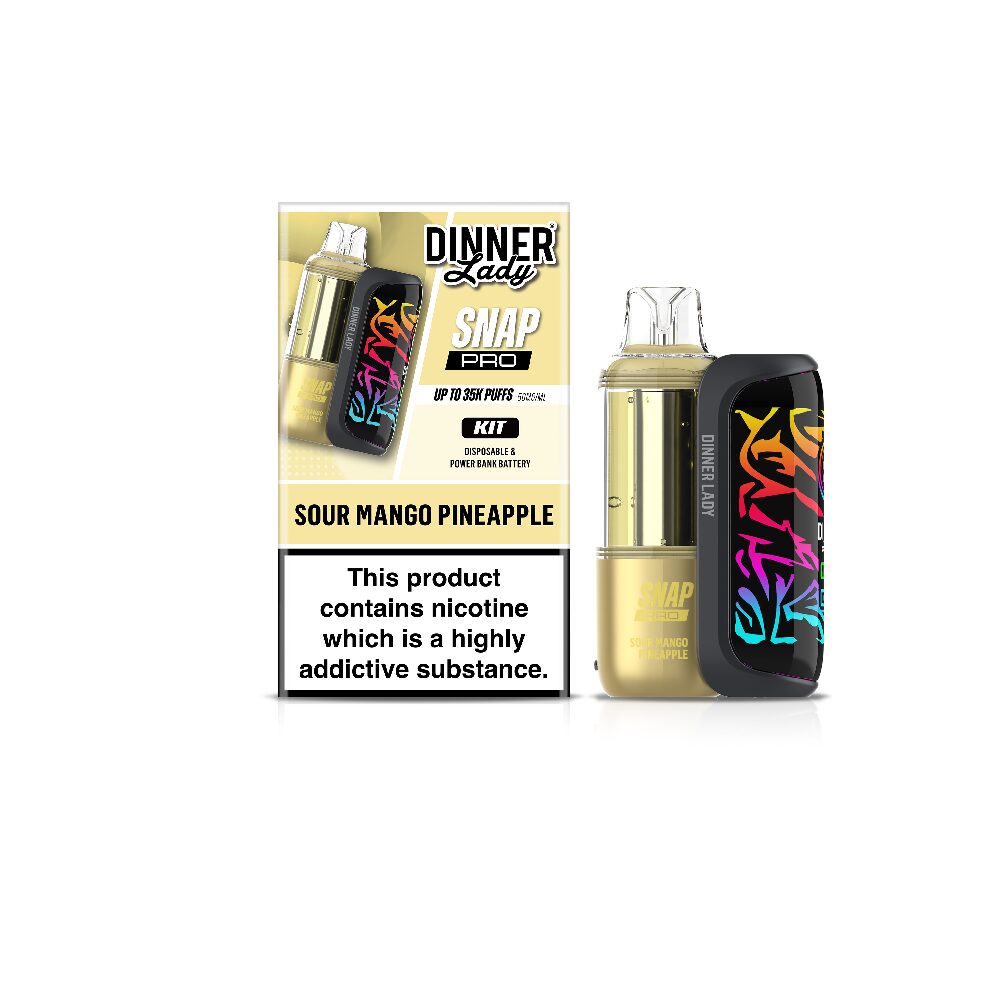 Dinner Lady Snap Pro (Dispo KIT)(35000Puff)(16mL) Dispo + Power Dock - MOQ 5 - Image 10