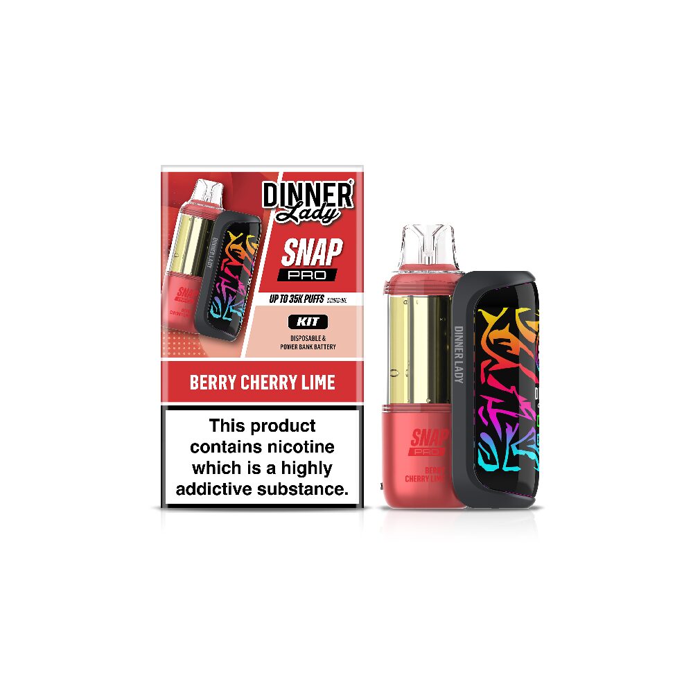 Dinner Lady Snap Pro (Dispo KIT)(35000Puff)(16mL) Dispo + Power Dock - MOQ 5 - Image 2