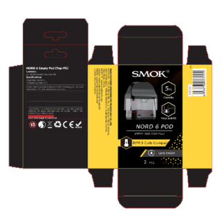 SMOK Nord 6 (Pods)(2-Pack) 5mL Top-Fill