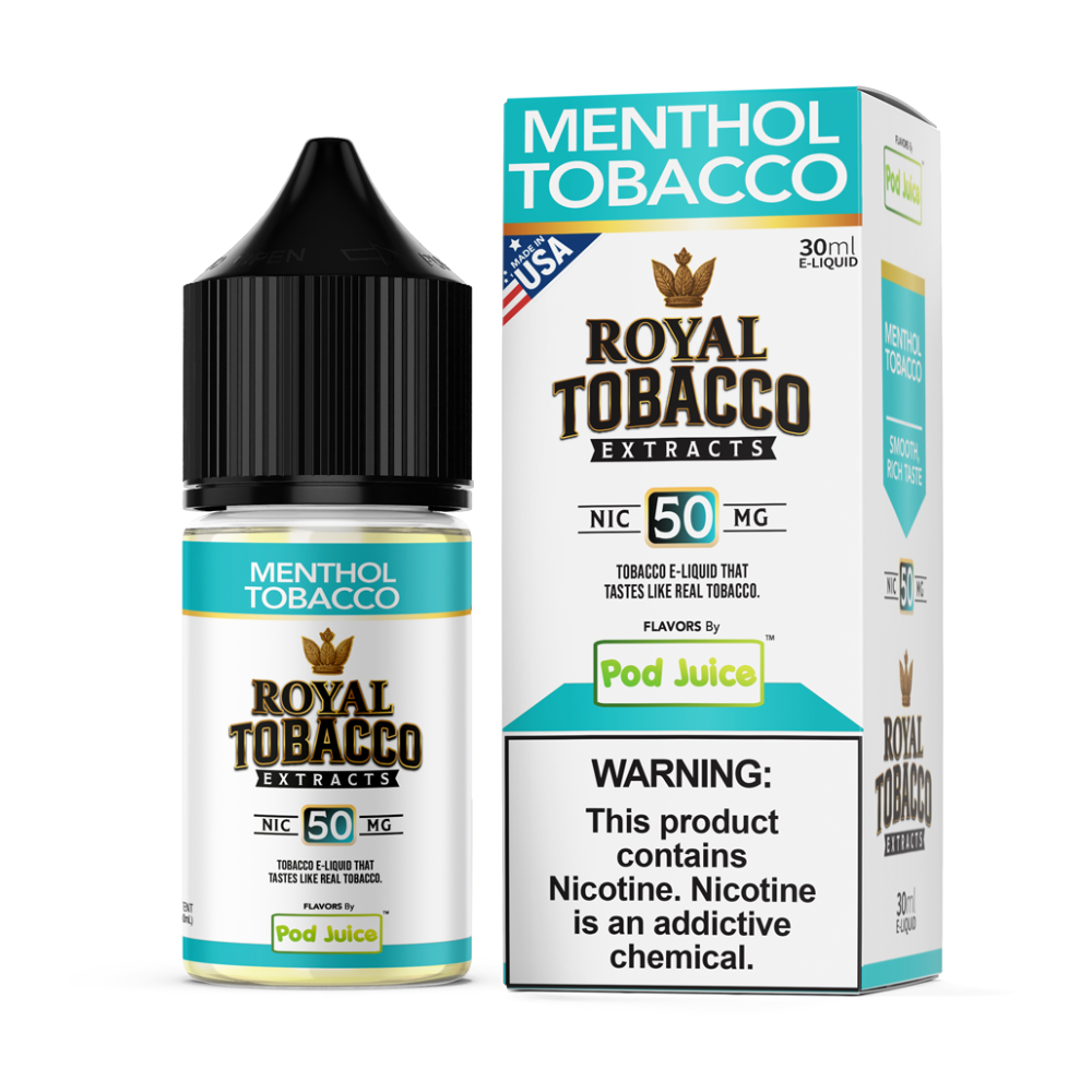 Pod Juice x Royal Tobacco Extracts (LIQ Salt)(30mL) - Image 5