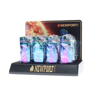 Newport ZERO (DSPLY 12pc)(Lighter) Jet Flame NZL122