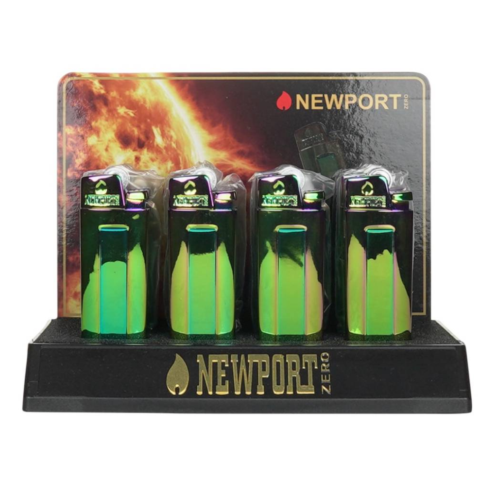 Newport ZERO (DSPLY 12pc)(Lighter) Jet Flame NZL123