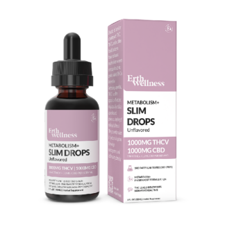 ERTH (CBD)(Tincture)(1000mg 30mL) Metabolism+ Slim Drops CBD + THCV Drops