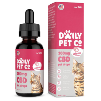 Daily Pet Co (CBD)(300mg 30mL) Pet Drops for Cats