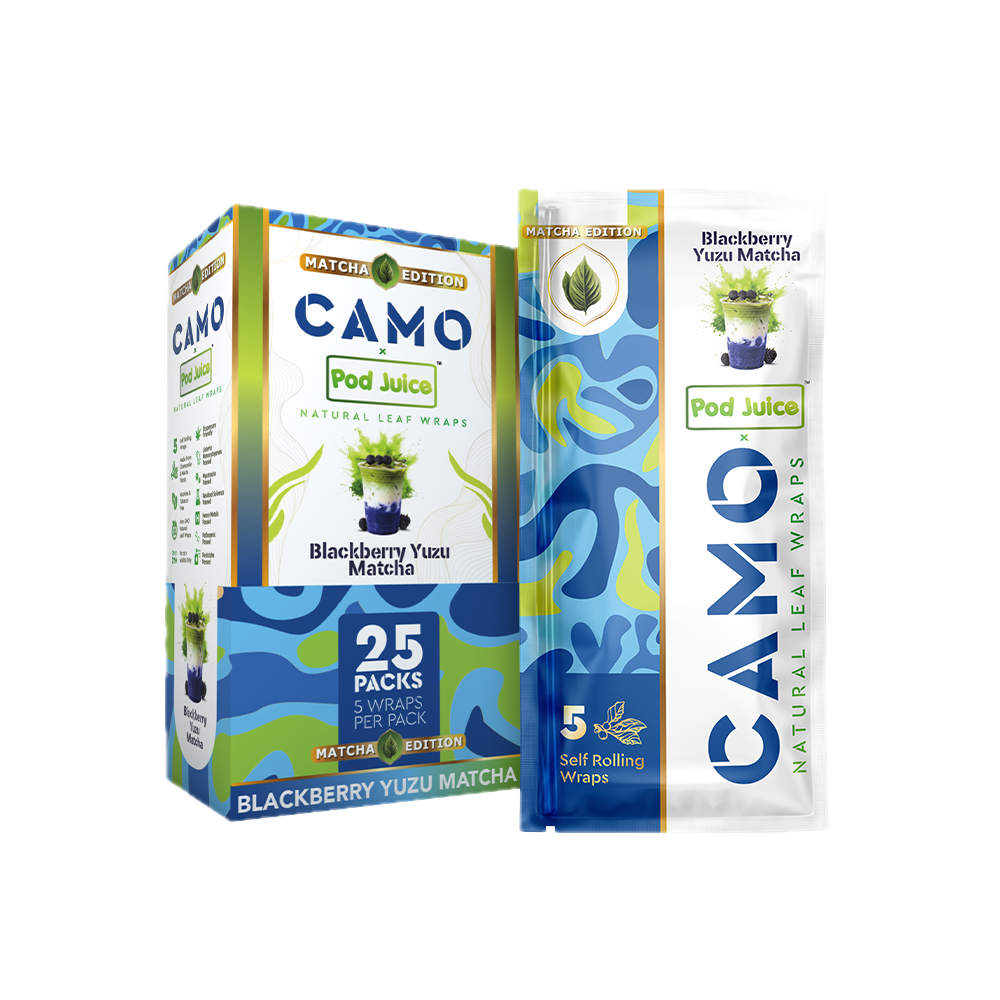 POD Juice x Camo (DSPLY 25pc)(Wraps)(5-Pack) - Image 2