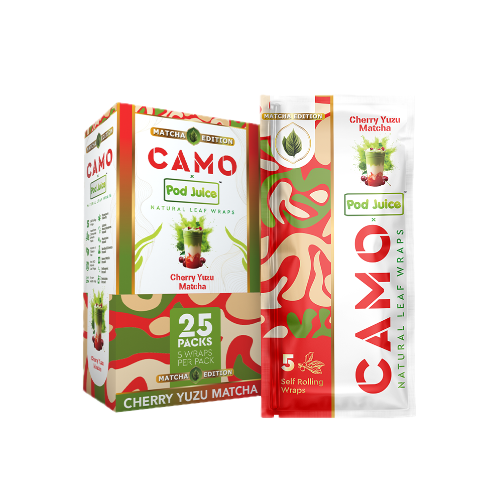 POD Juice x Camo (DSPLY 25pc)(Wraps)(5-Pack) - Image 3