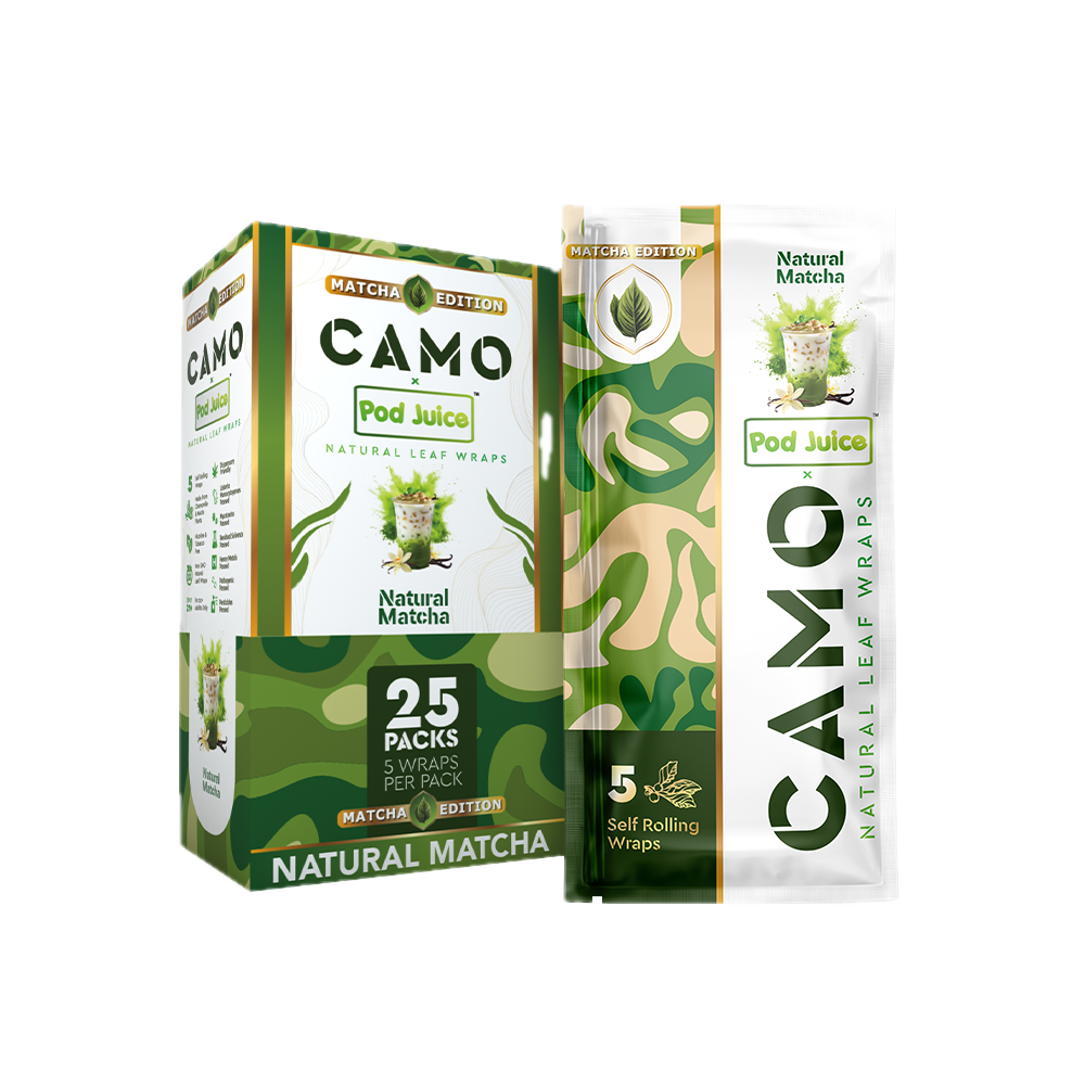 POD Juice x Camo (DSPLY 25pc)(Wraps)(5-Pack) - Image 4