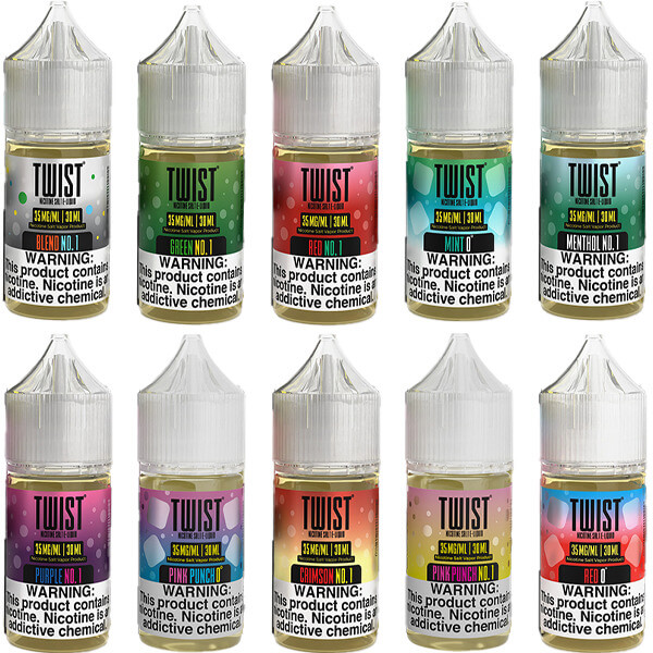 Twist Salts Series E-Liquid 60mL - Salt Nic - 30mL 2-Pack